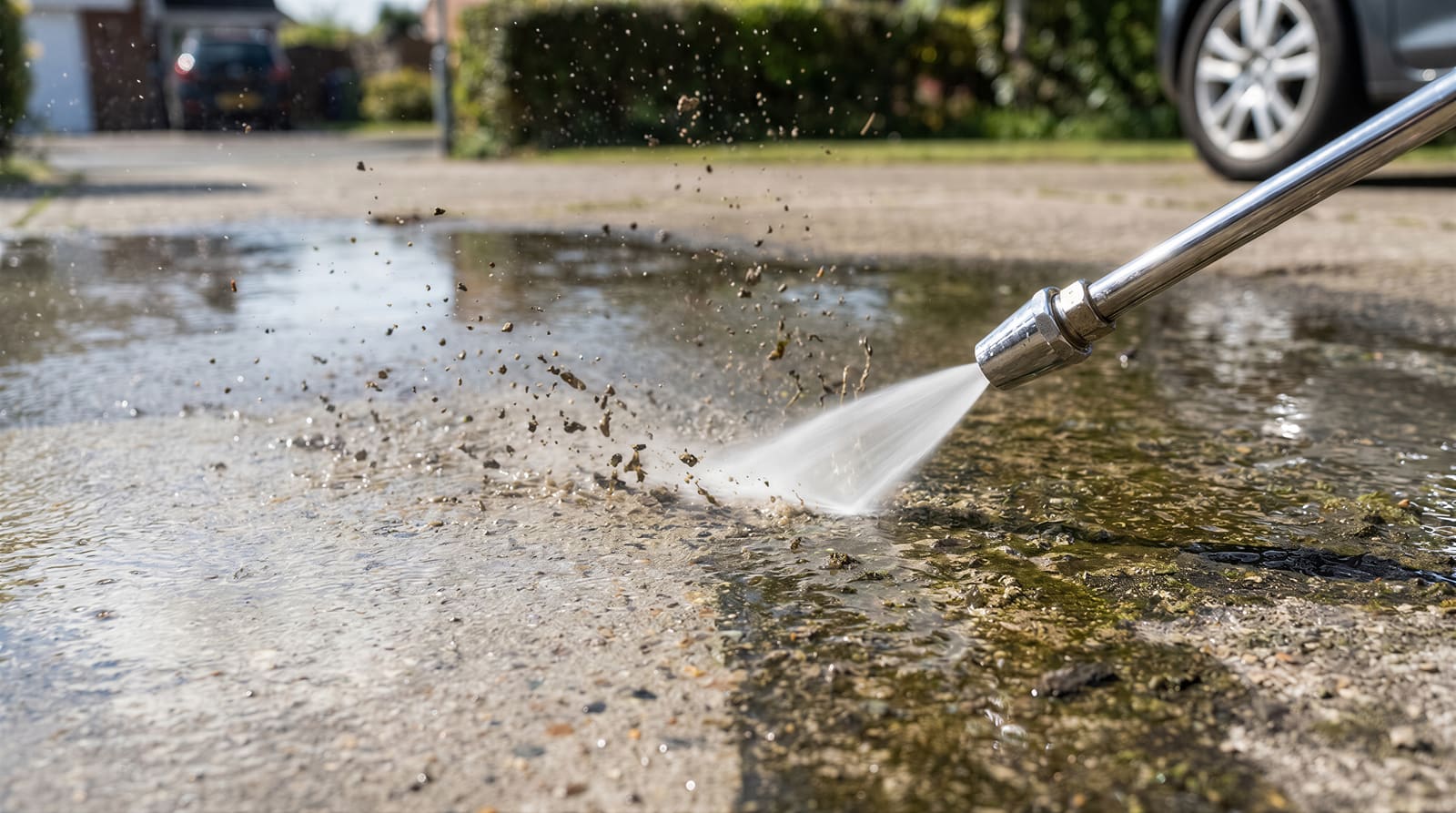 Industrial power washing
