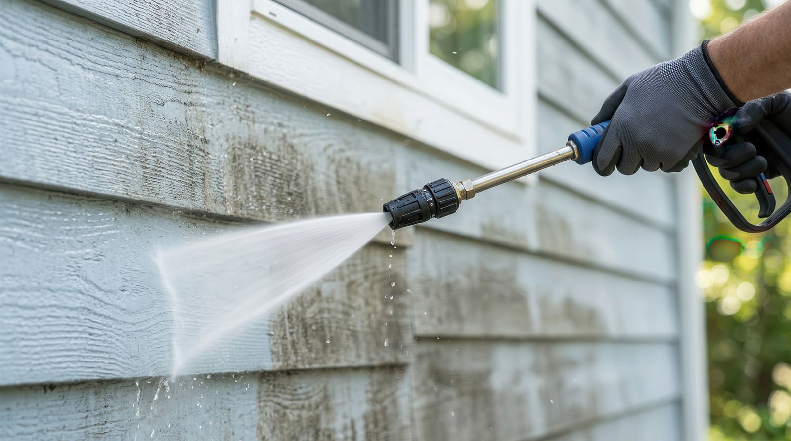 Residential power washing